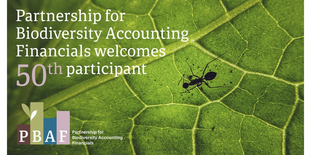 Partnership for Biodiversity Accounting Financials (PBAF) welcomes 50th participant